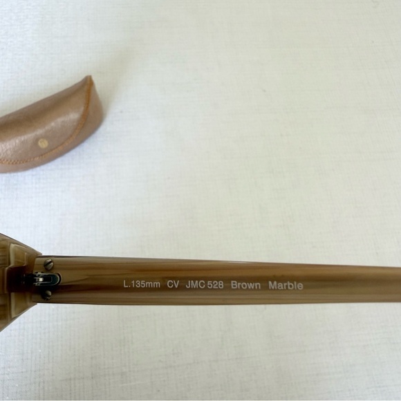 Jessica McClintock Sunglasses Frame JMC528 Women's Brown Marble Sunglasses - Picture 4 of 8